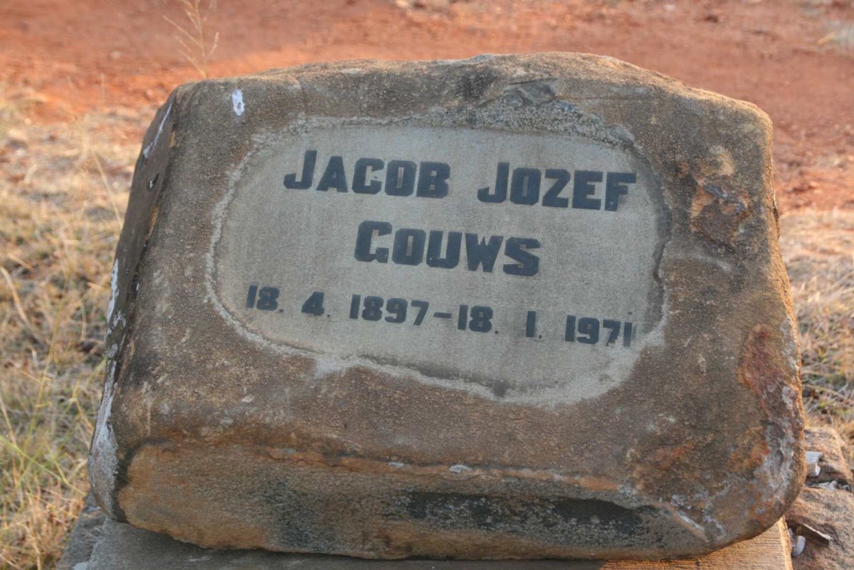 GOUWS Jacob Jozef 1897-1971