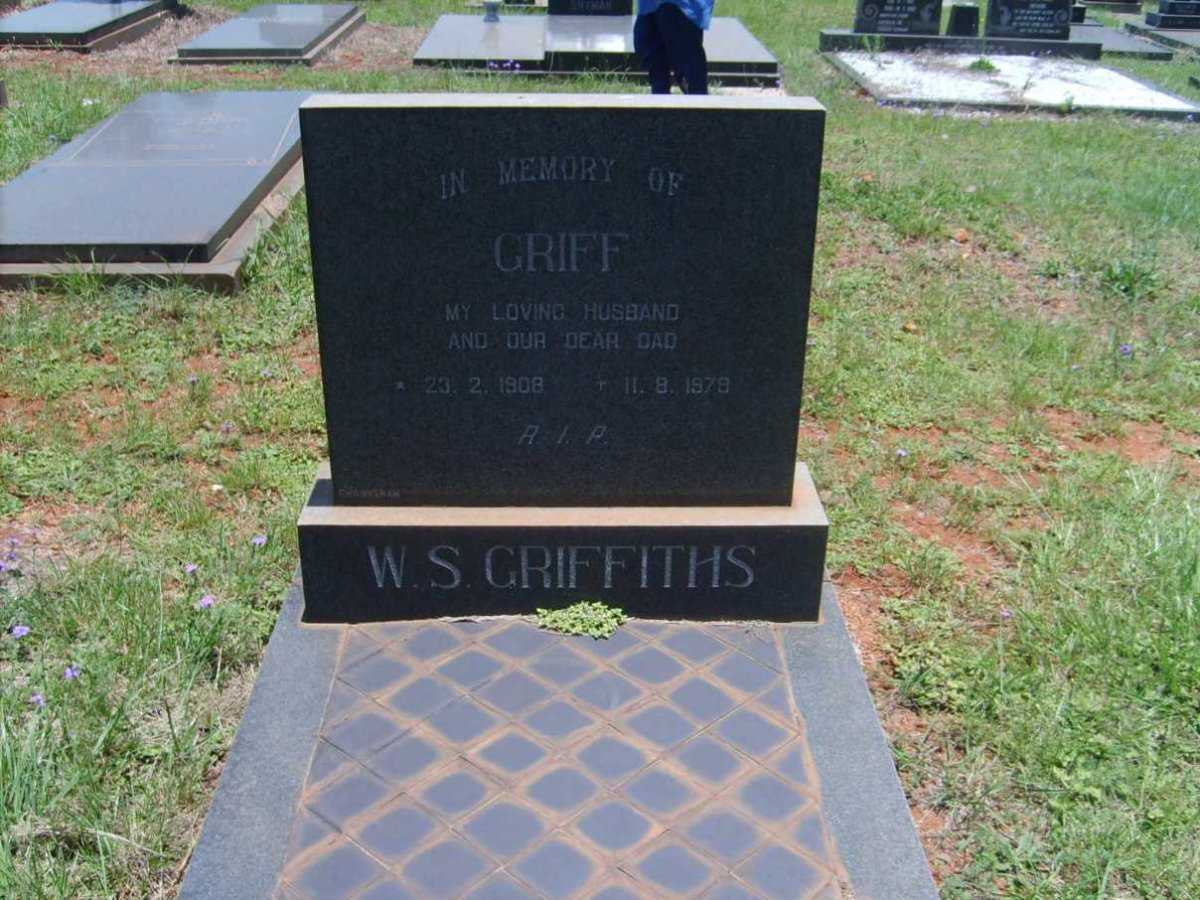 GRIFFITHS W.S. 1908-1979