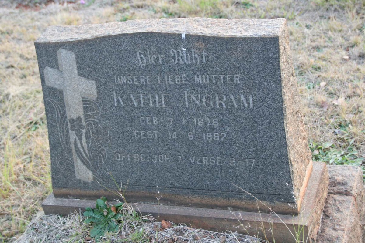 INGRAM Kathe 1878-1962