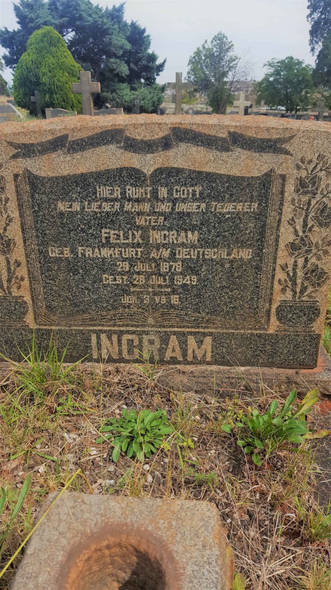 INGRAM Felix 1878-1949