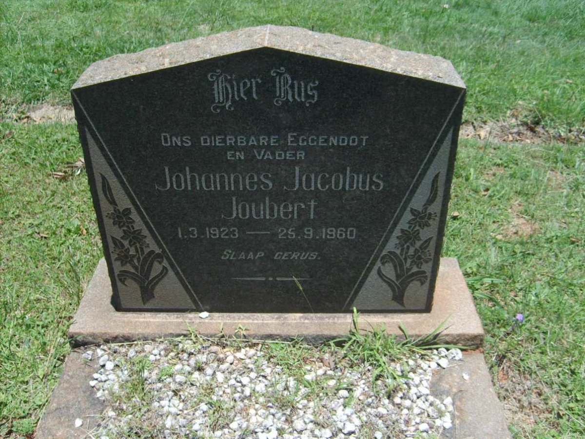 JOUBERT Johannes Jacobus 1923-1960