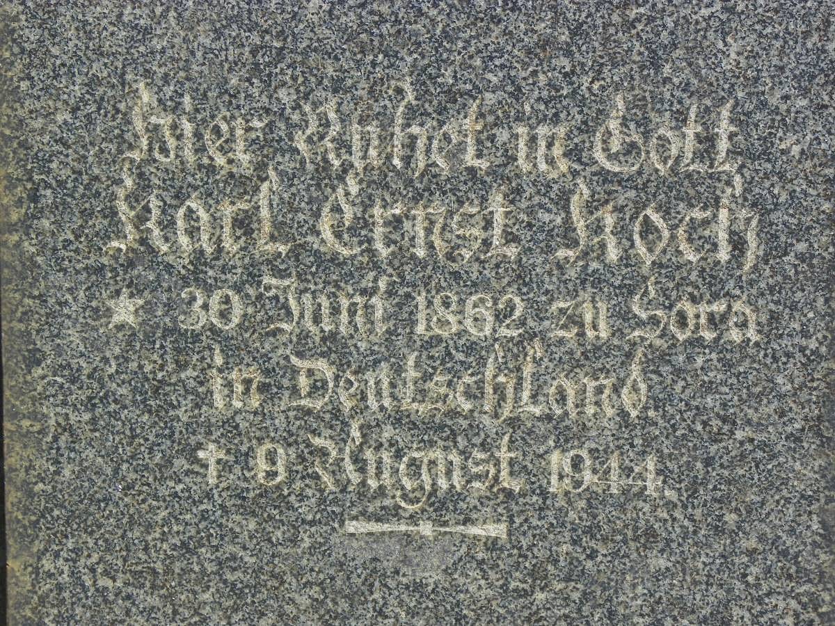 KOCH Karl Ernst 1862-1944
