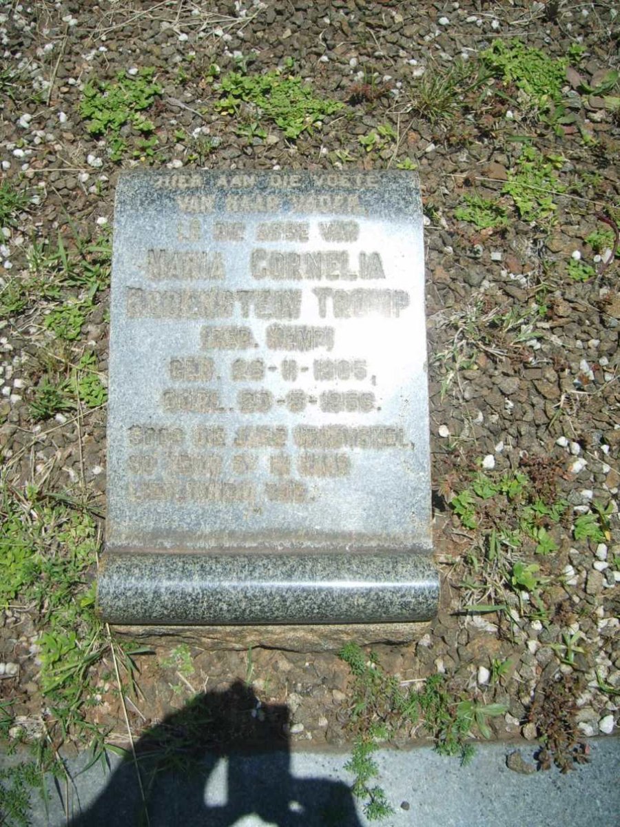 TROMP Maria Cornelia Bodenstein nee KEMP 1905-1956