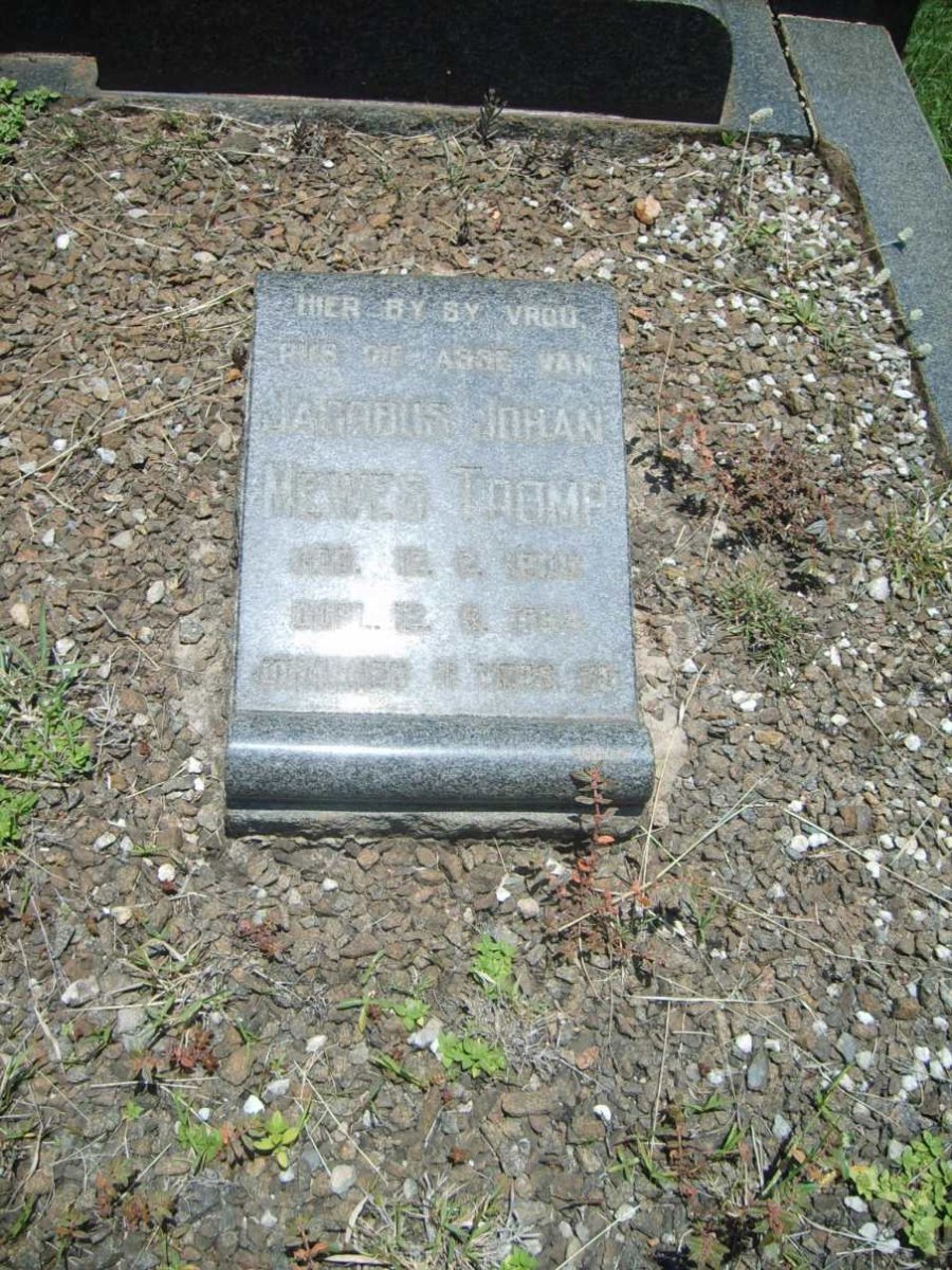 TROMP Jacobus Johan Mewes 1905-1984