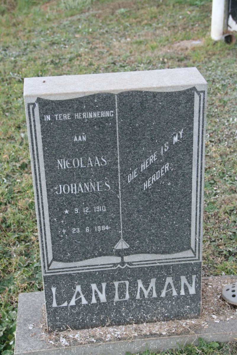 LANDMAN Nicolaas Johannes 1910-1984