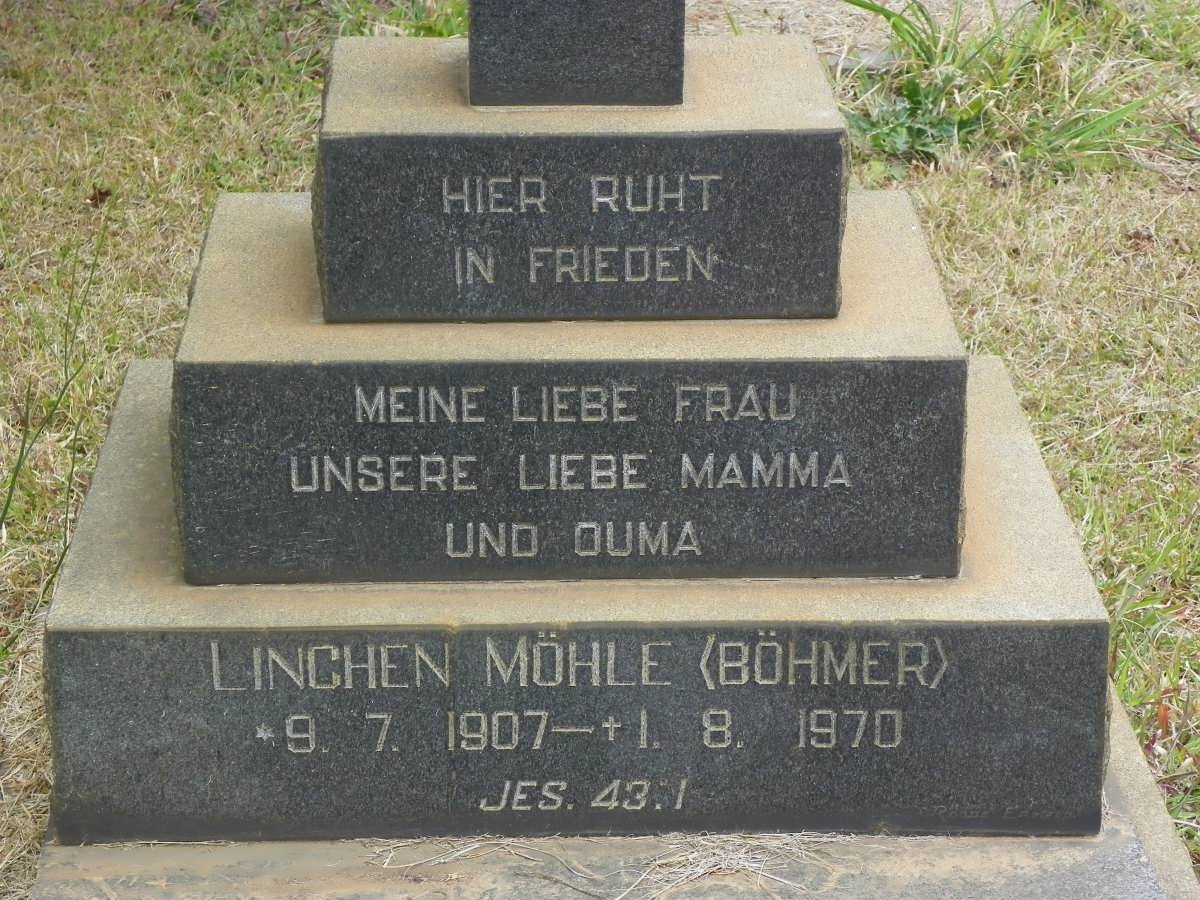 MÖHLE Linchen nee BÖHMER 1907-1970