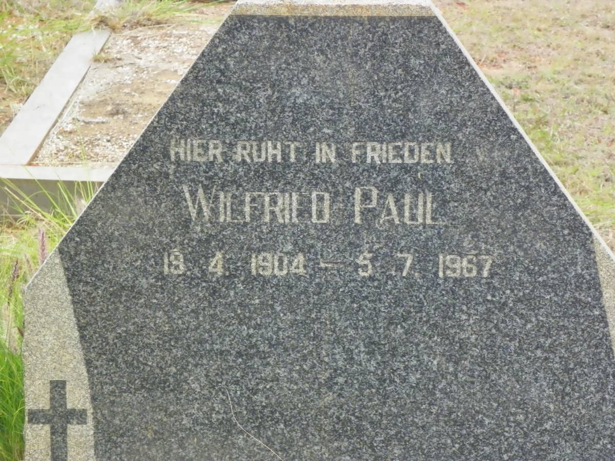 PAUL Wilfried 1904-1967
