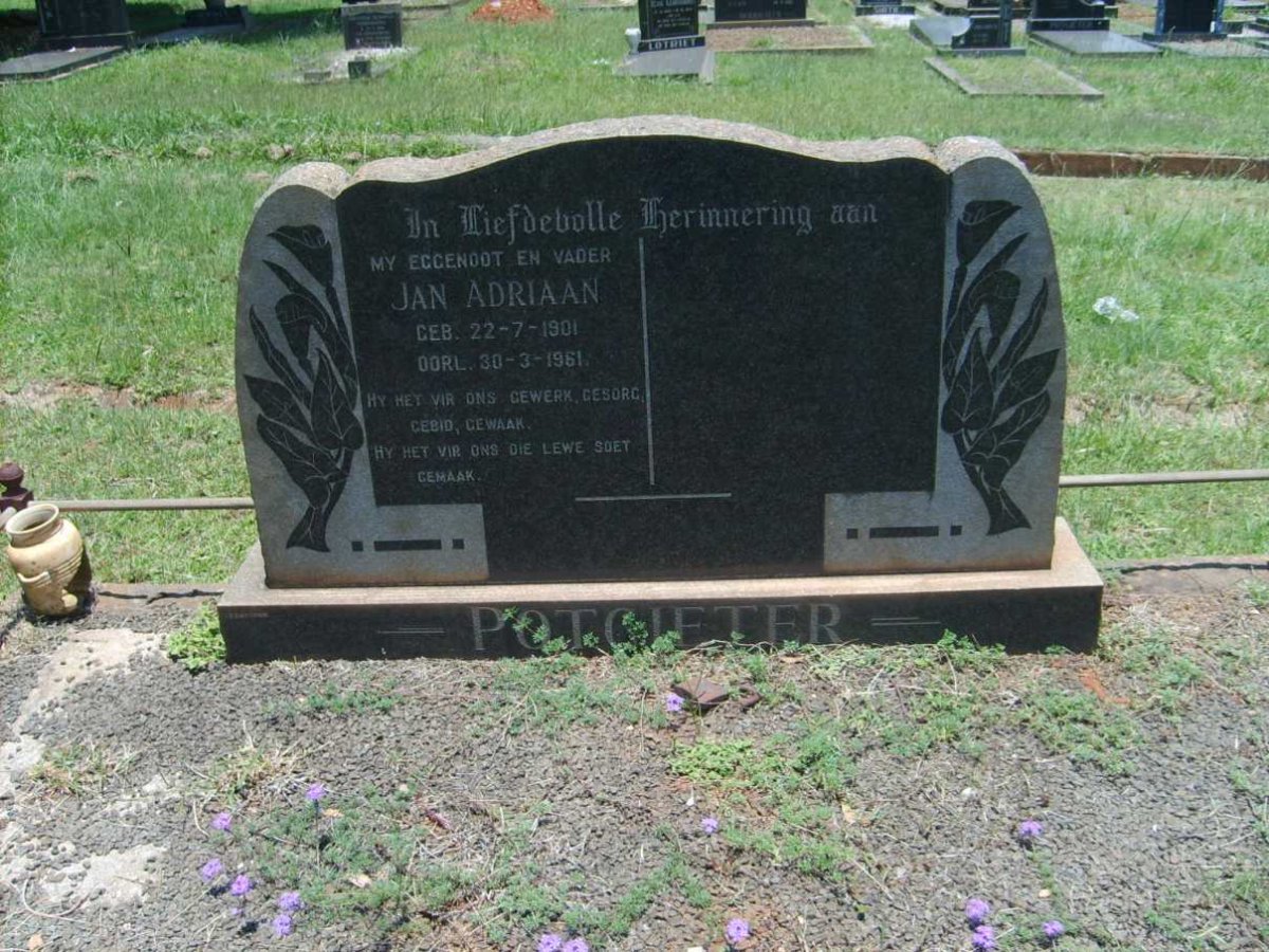 POTGIETER Jan Adriaan 1901-1961