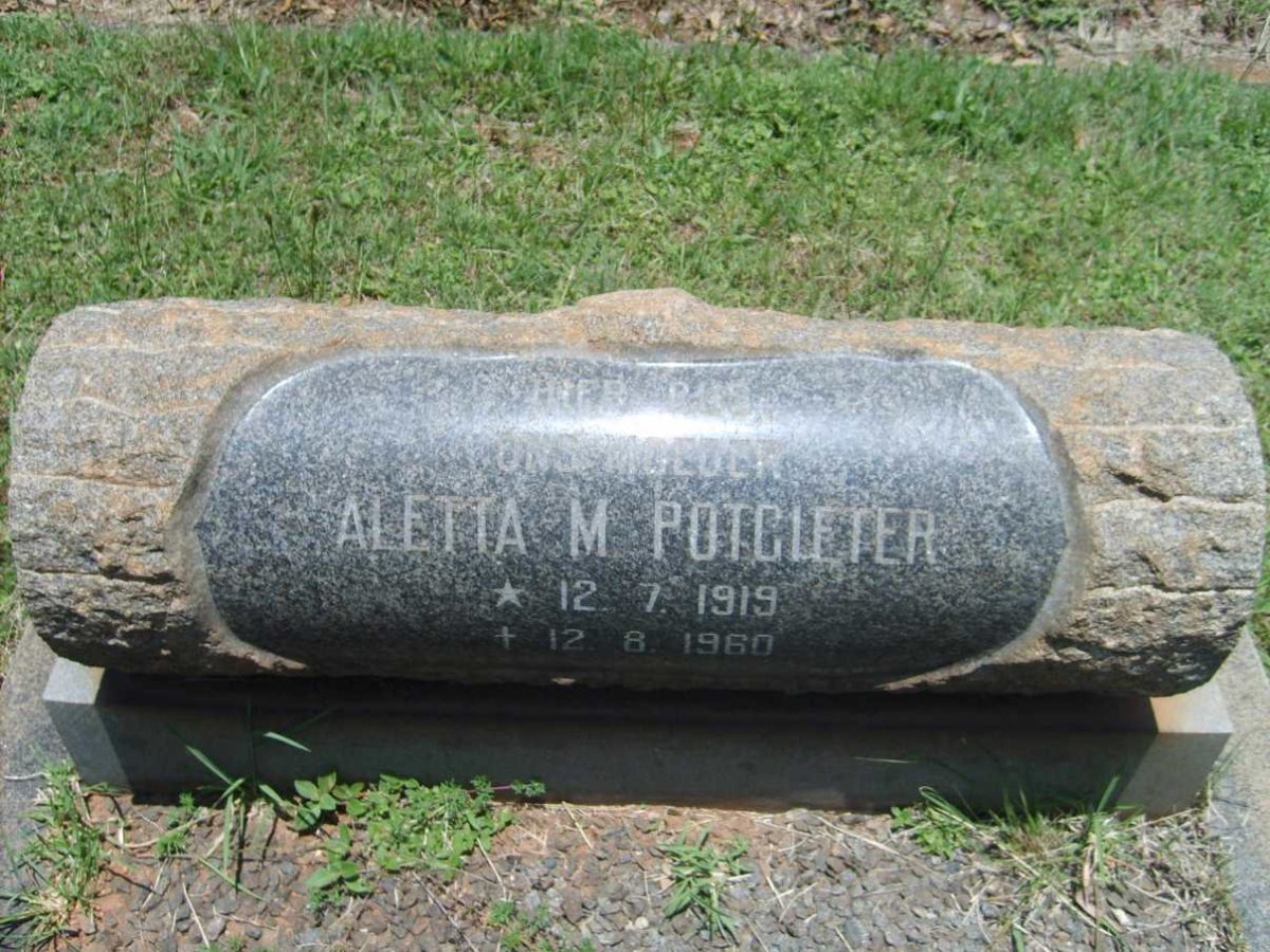 POTGIETER Aletta M. 1919-1960