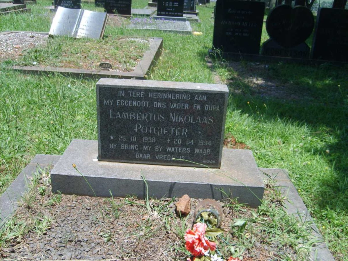 POTGIETER Lambertus Nikolaas 1938-1994
