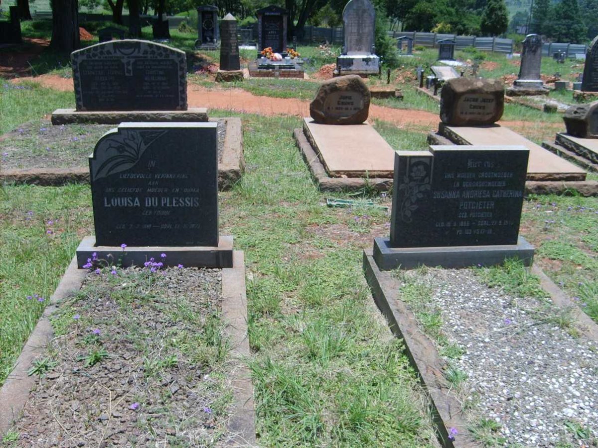 PLESSIS Louisa, du 1910-1971 :: POTGIETER Susana ?