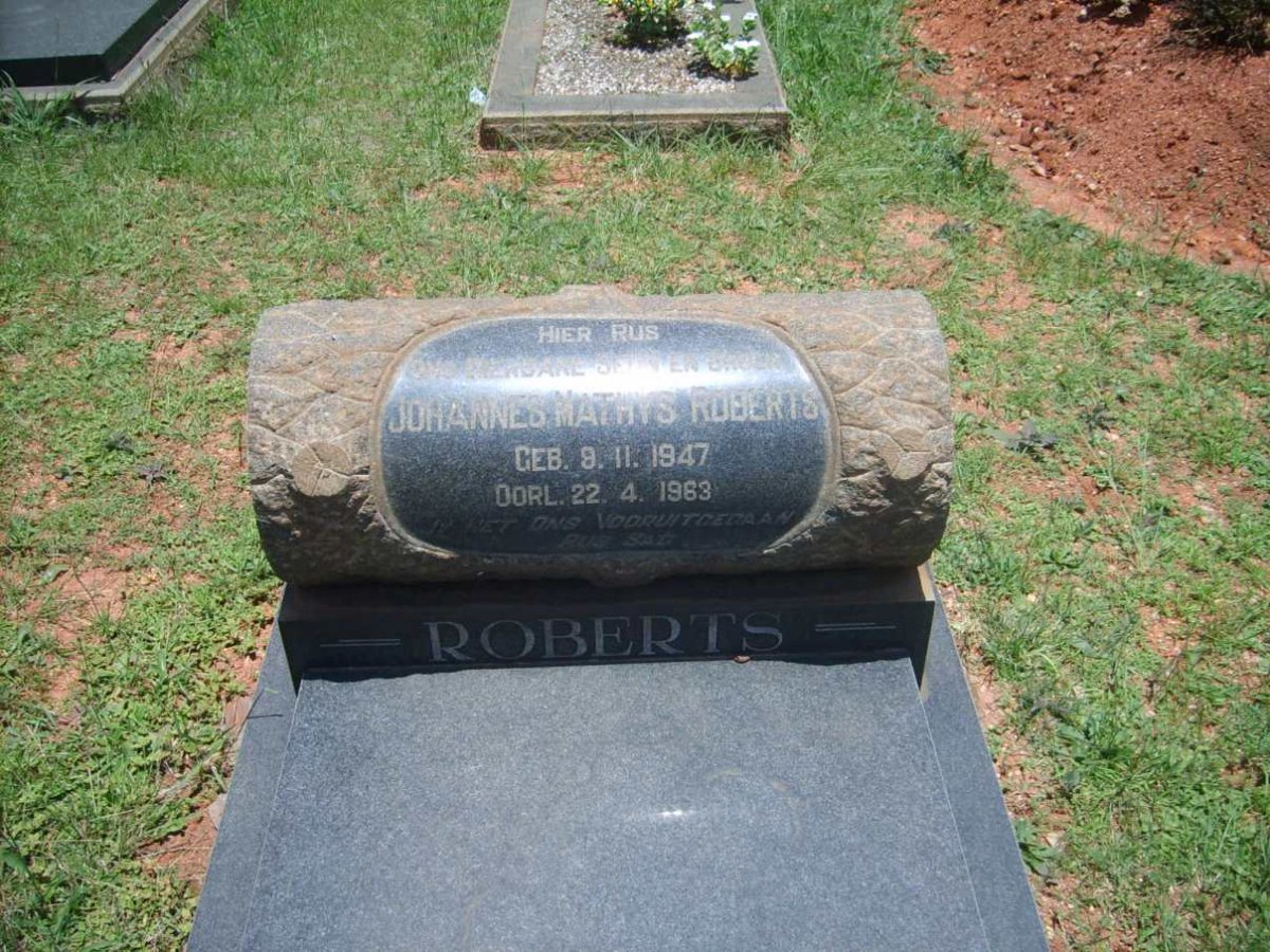 ROBBERTS Johannes Mathys 1947-1963