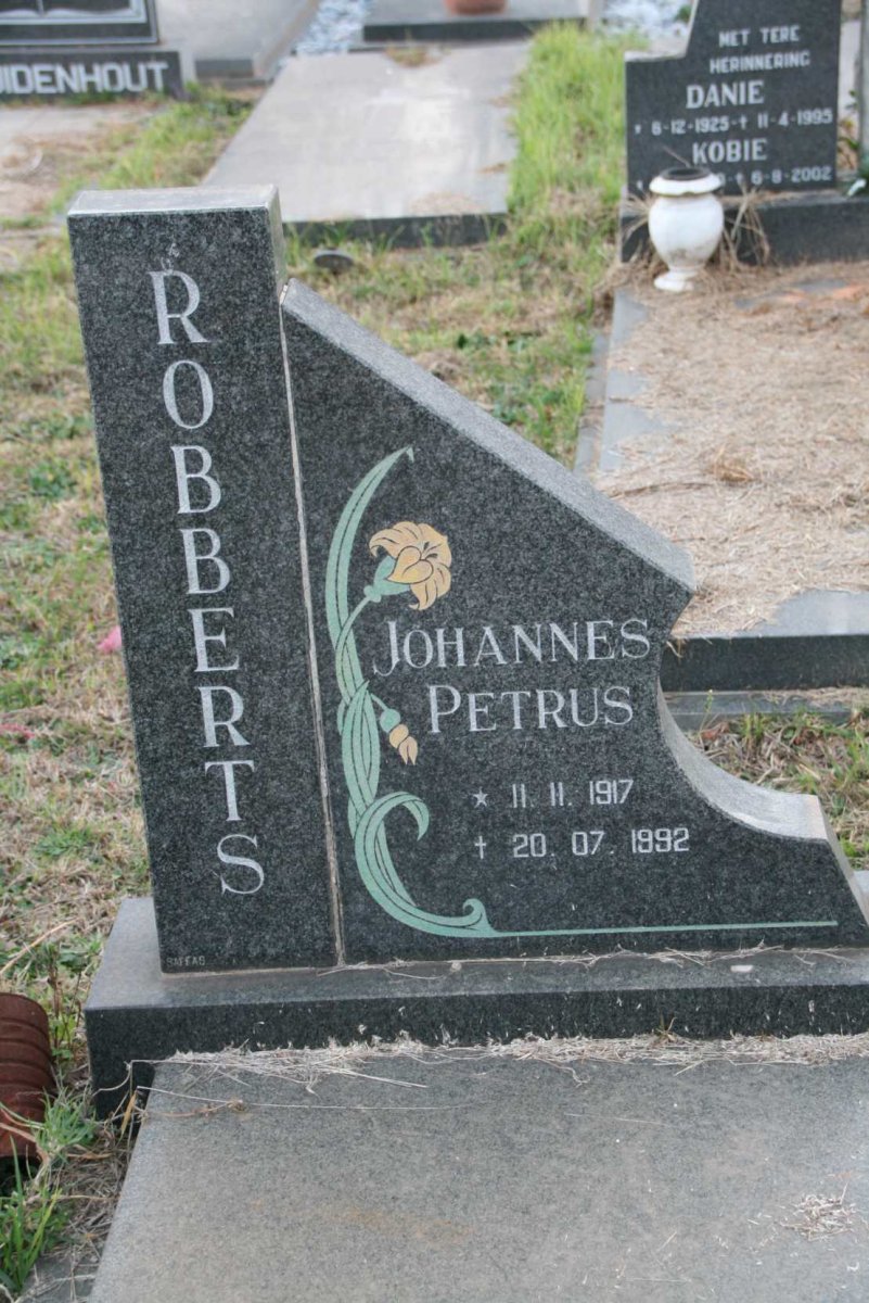 ROBBERTS Johannes Petrus 1917-1992