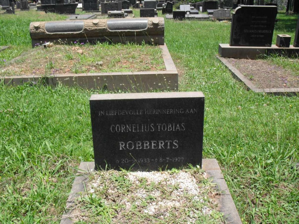 ROBBERTS Cornelius Tobias 1933-1977