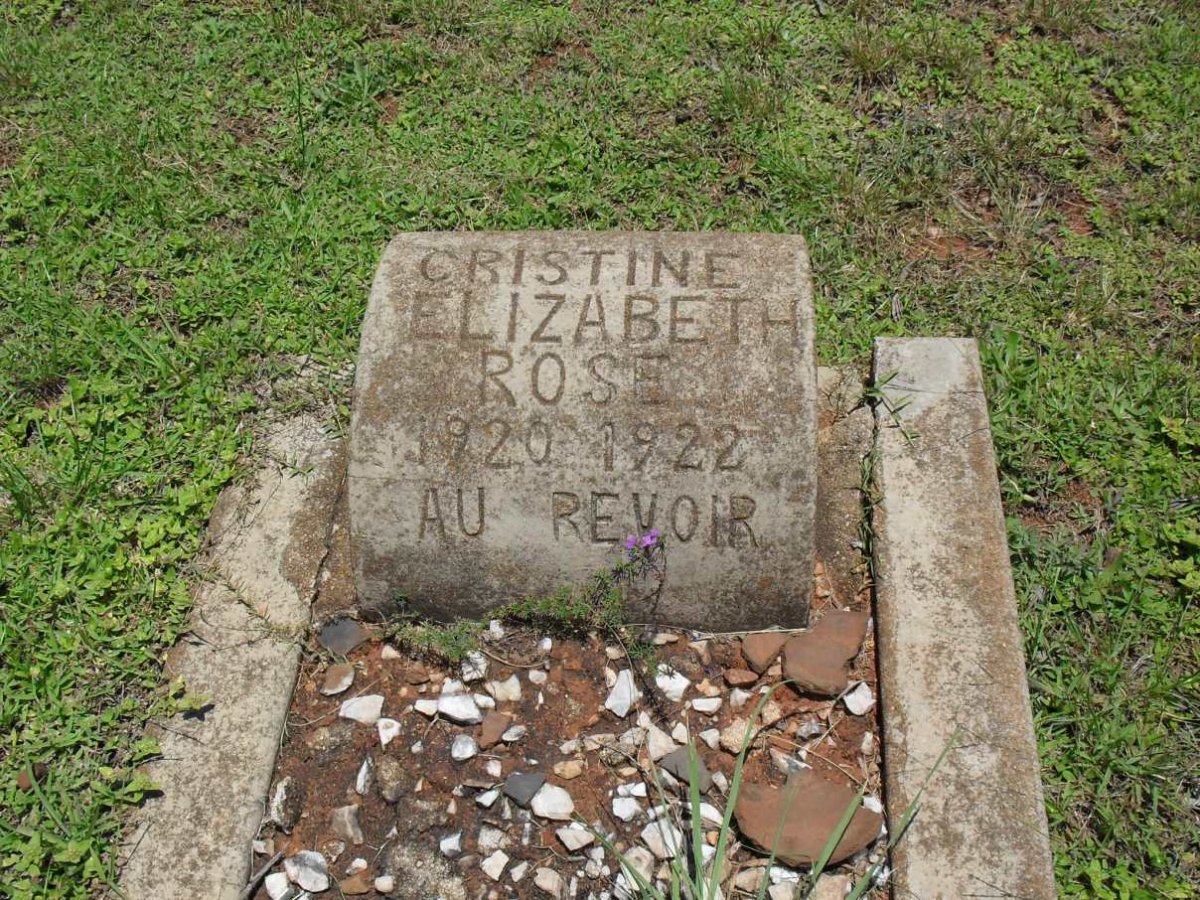 ROSE Christine Elizabeth 1920-1922