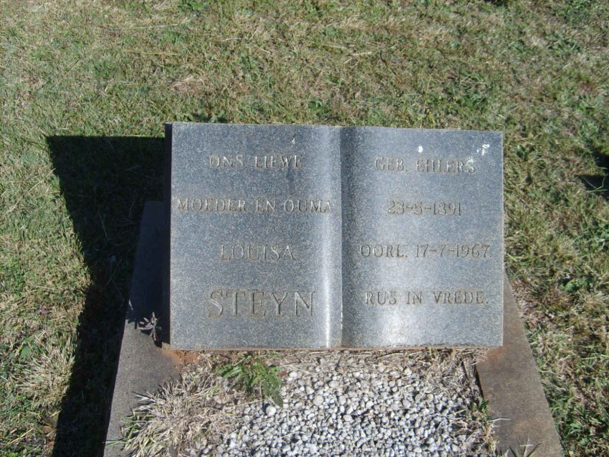 STEYN Louisa nee EHLERS 1891-1967