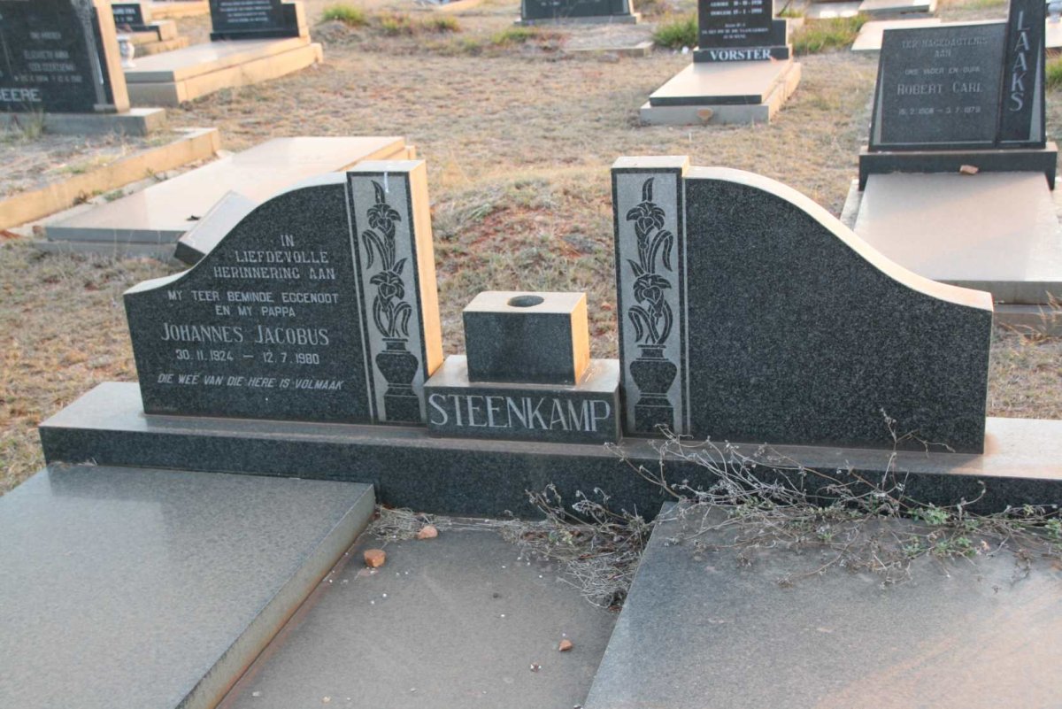 STEENKAMP Johannes Jacobus 1924-1980