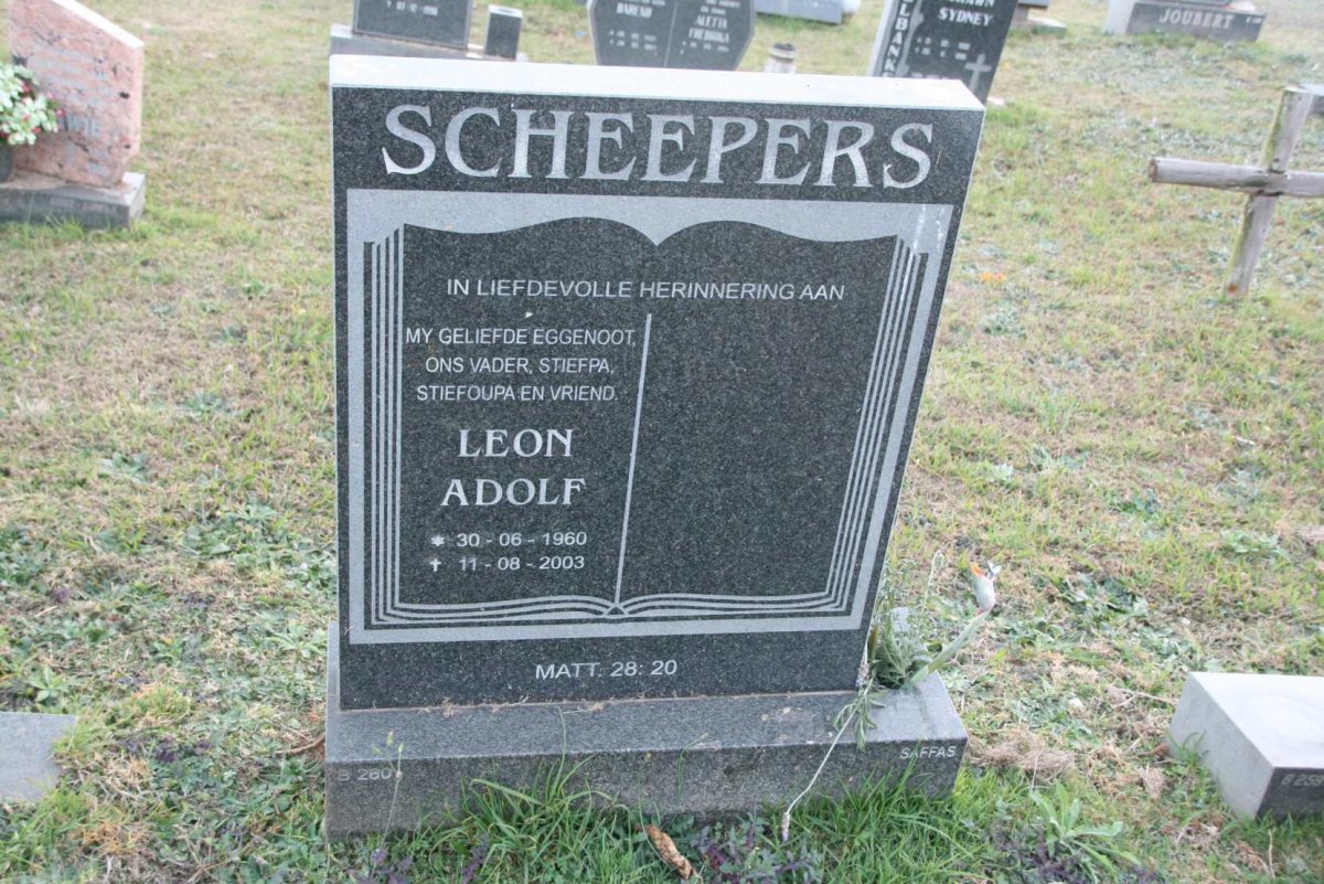 SCHEEPERS Leon Adolf 1960-2003