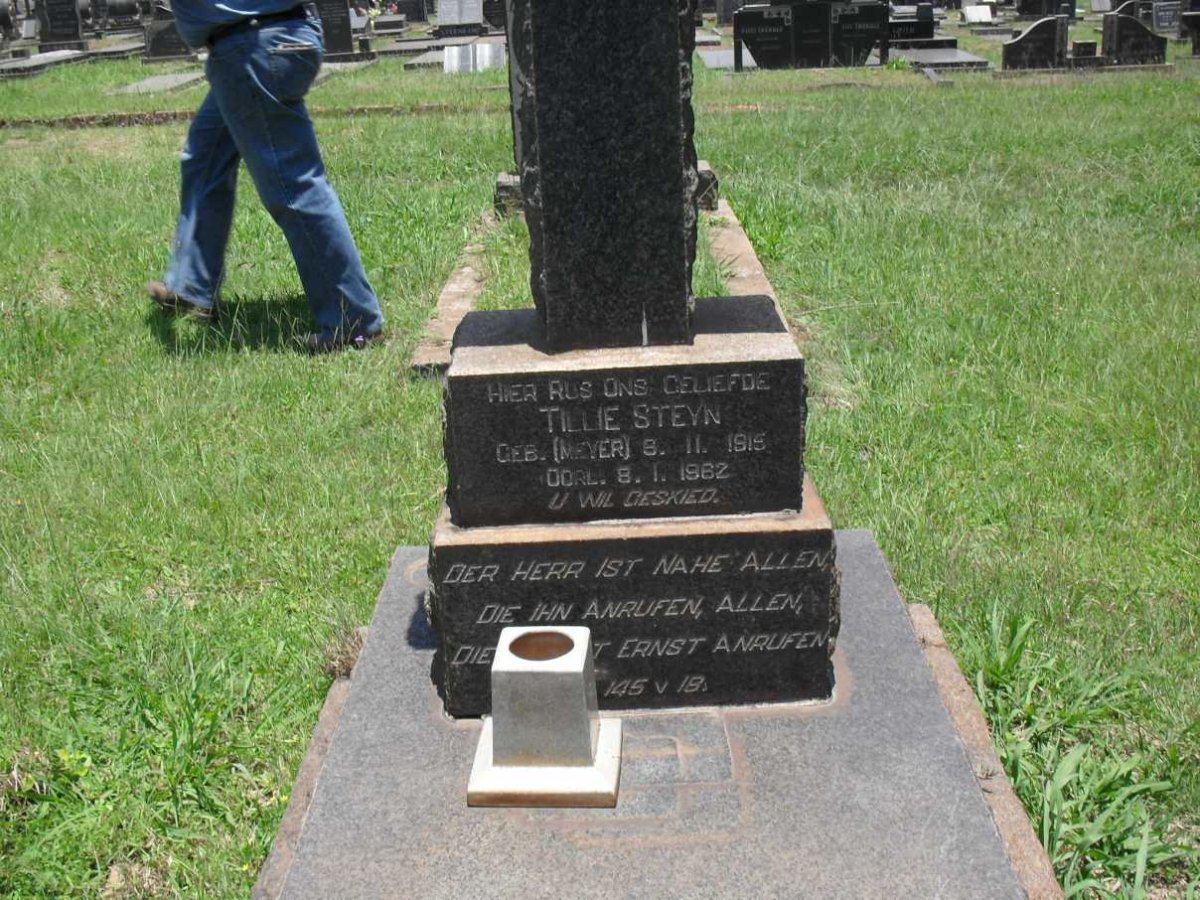 STEYN Tillie nee MEYER 1915-1962