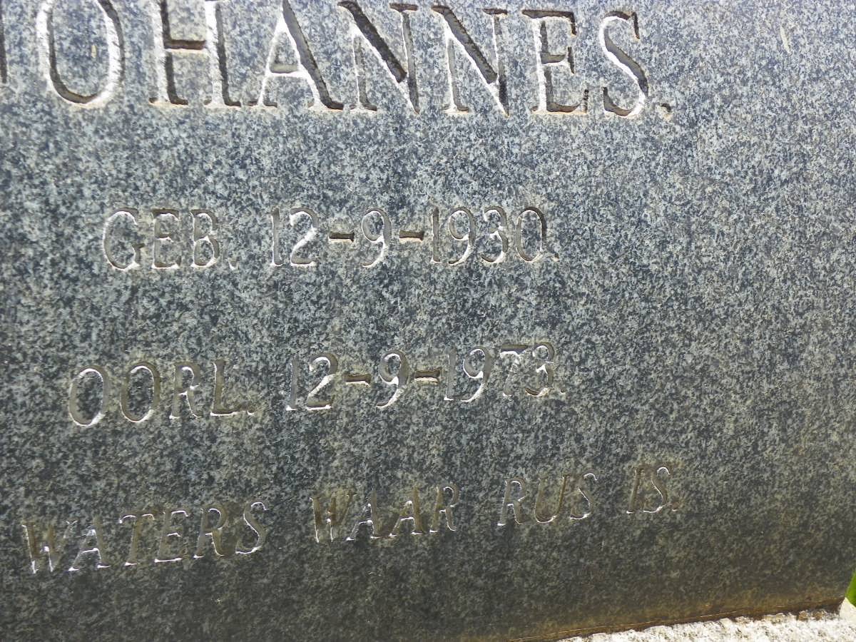 STEYN Francois Johannes 1930-1973