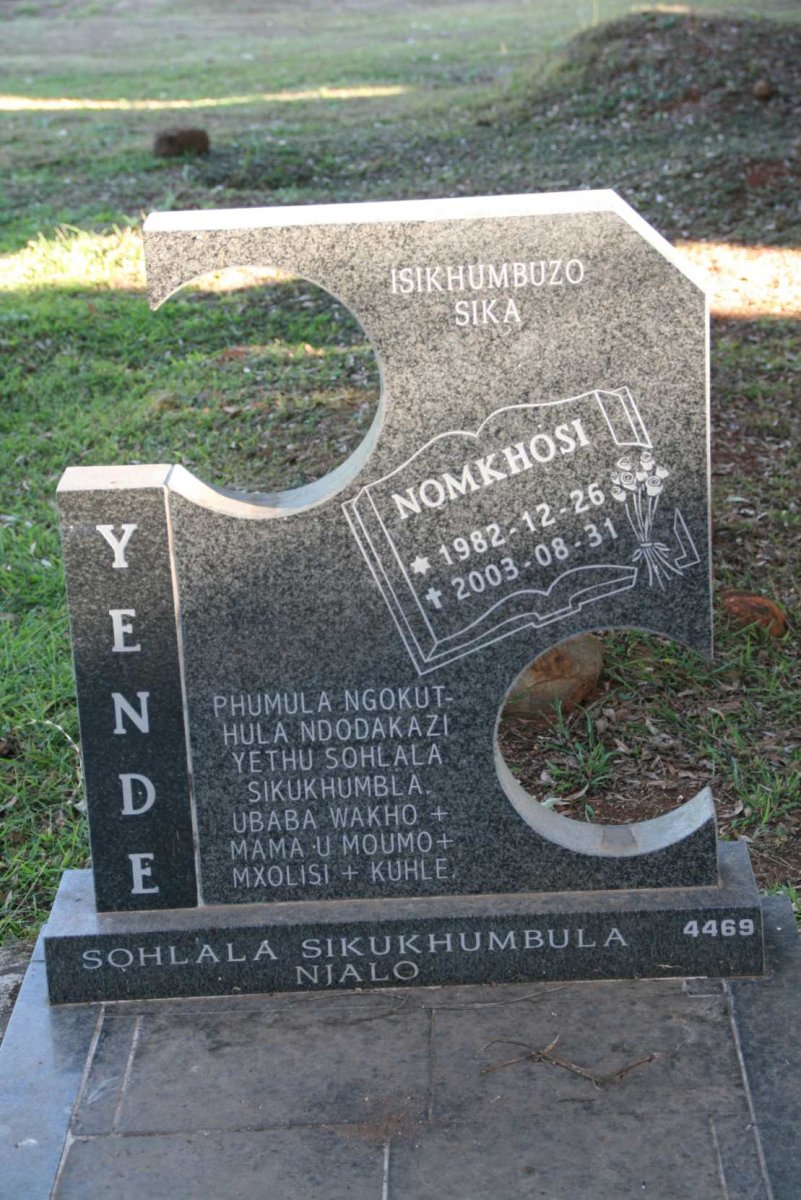 YENDI Nomkhosi 1982-2003