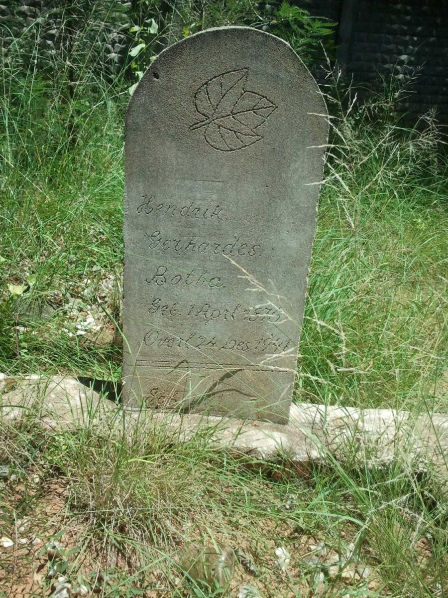 BOTHA Hendrik Gerhardus 1876-1941