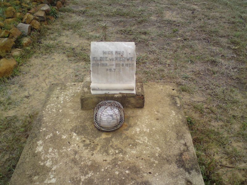 MERWE Elbie, van der 1918-1927