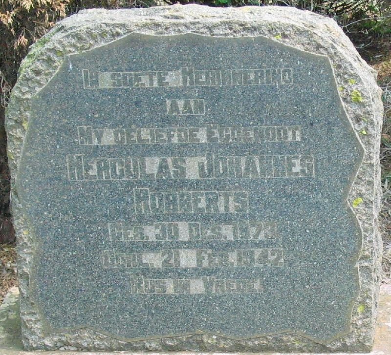 ROBBERTS Herculas Johannes 187?-1942