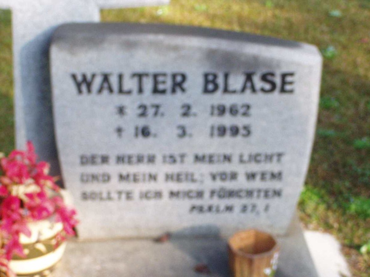 BLASE Walter 1962-1995