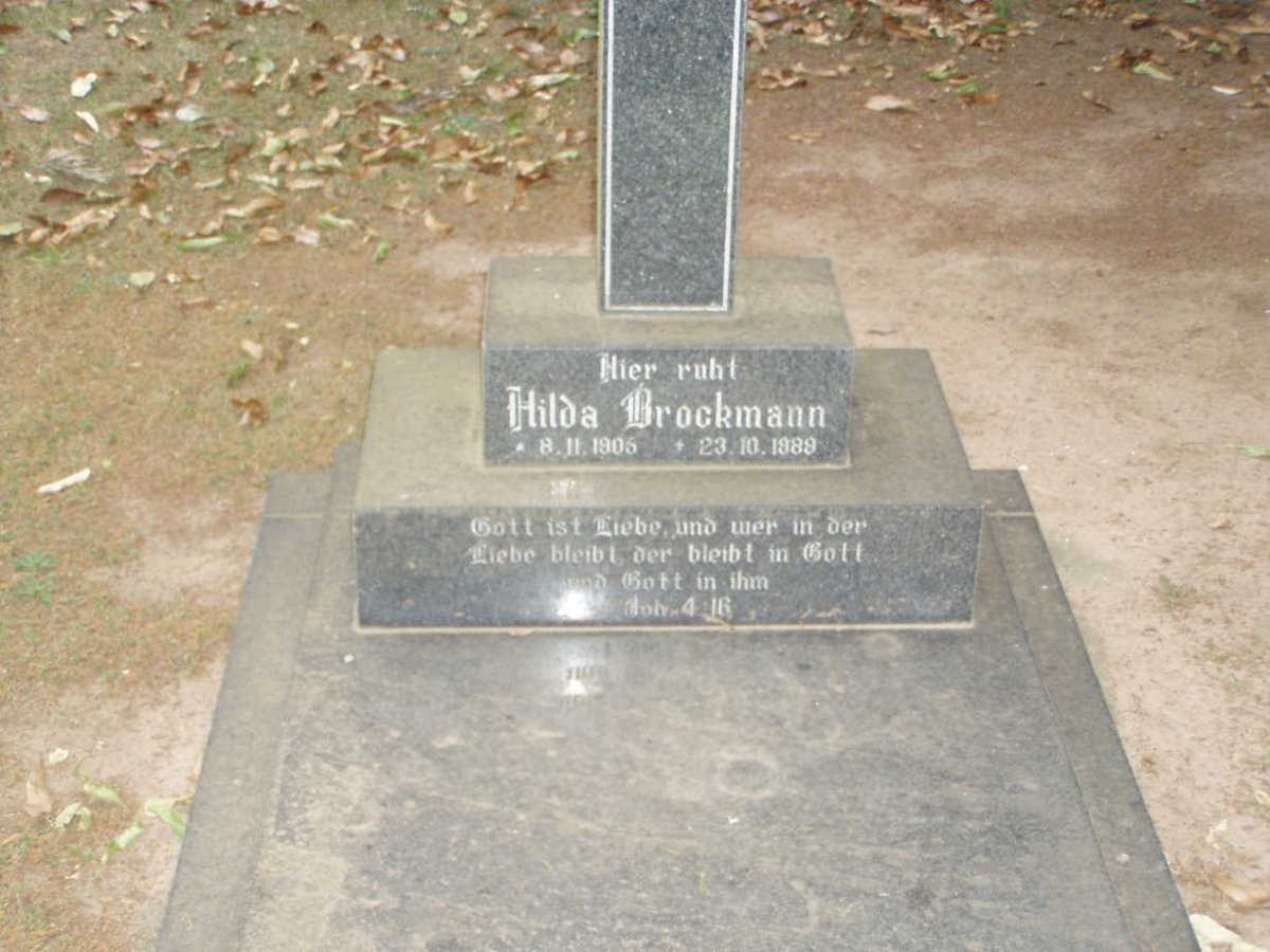 BROCKMAN Hilda 1905-1989