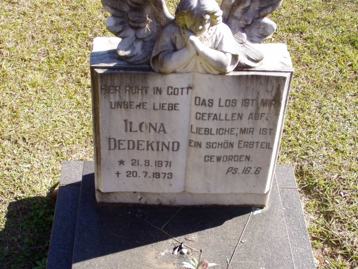 DEDEKIND Ilona 1971-1973