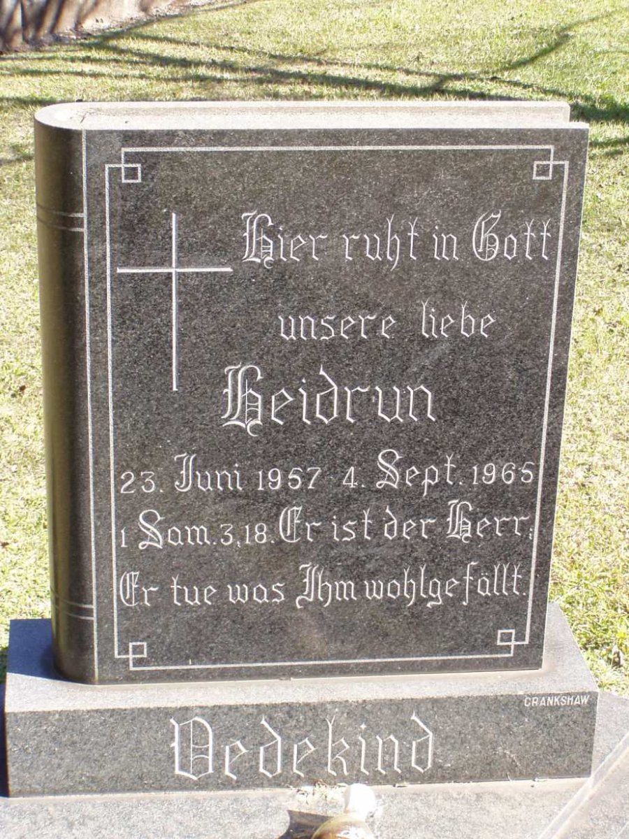 DEDEKIND Heidrun 1957-1965