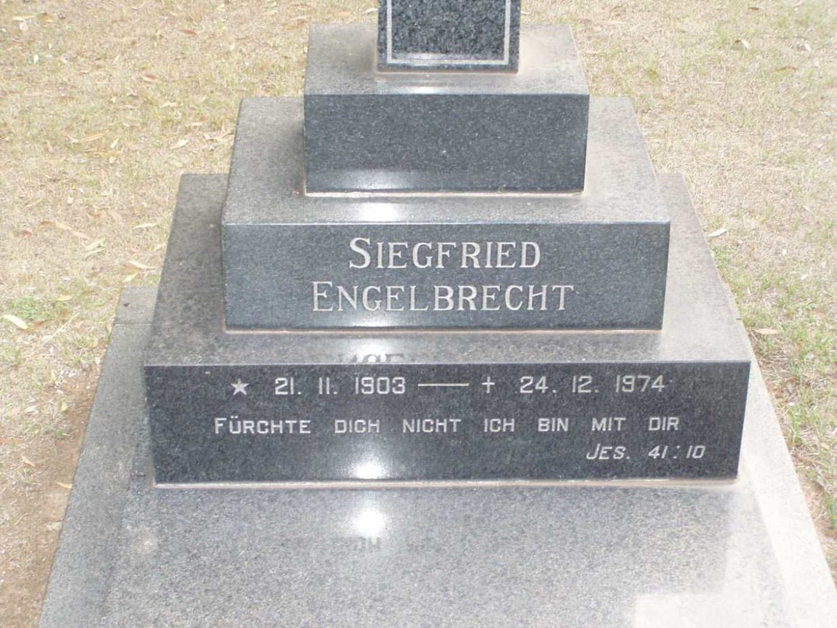 ENGELBRECHT Siegfried 1903-1974