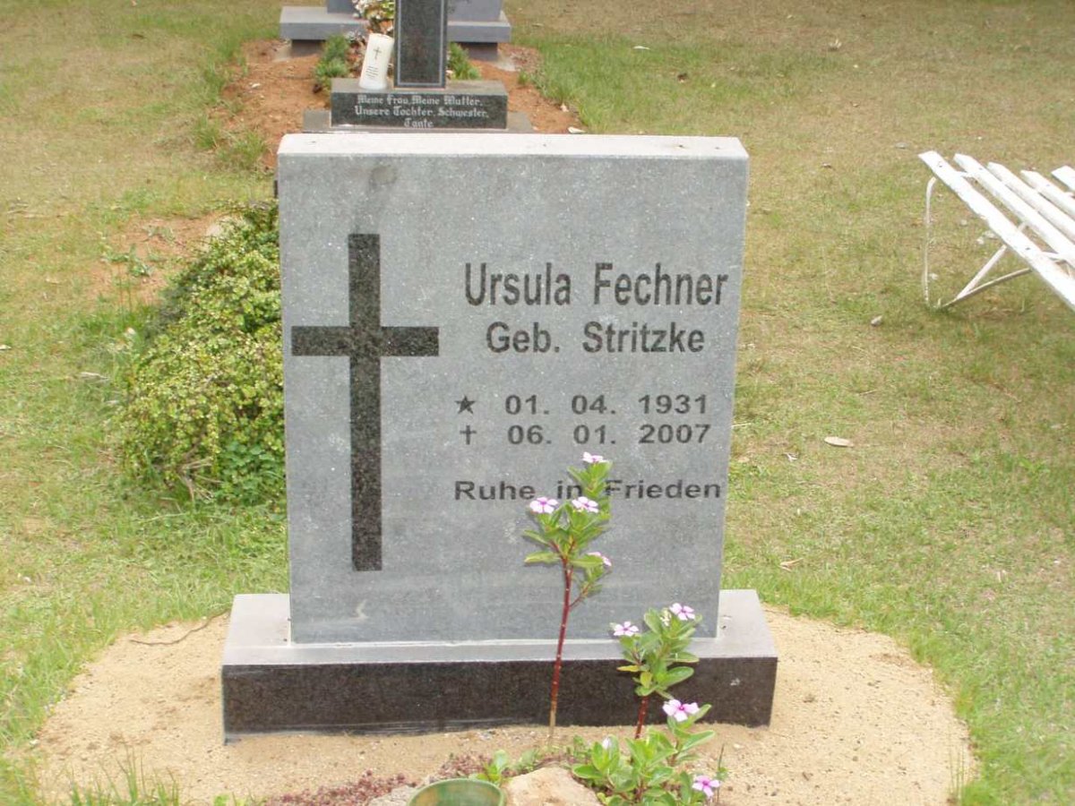 FECHNER Ursula nee STRITZKE 1931-2007