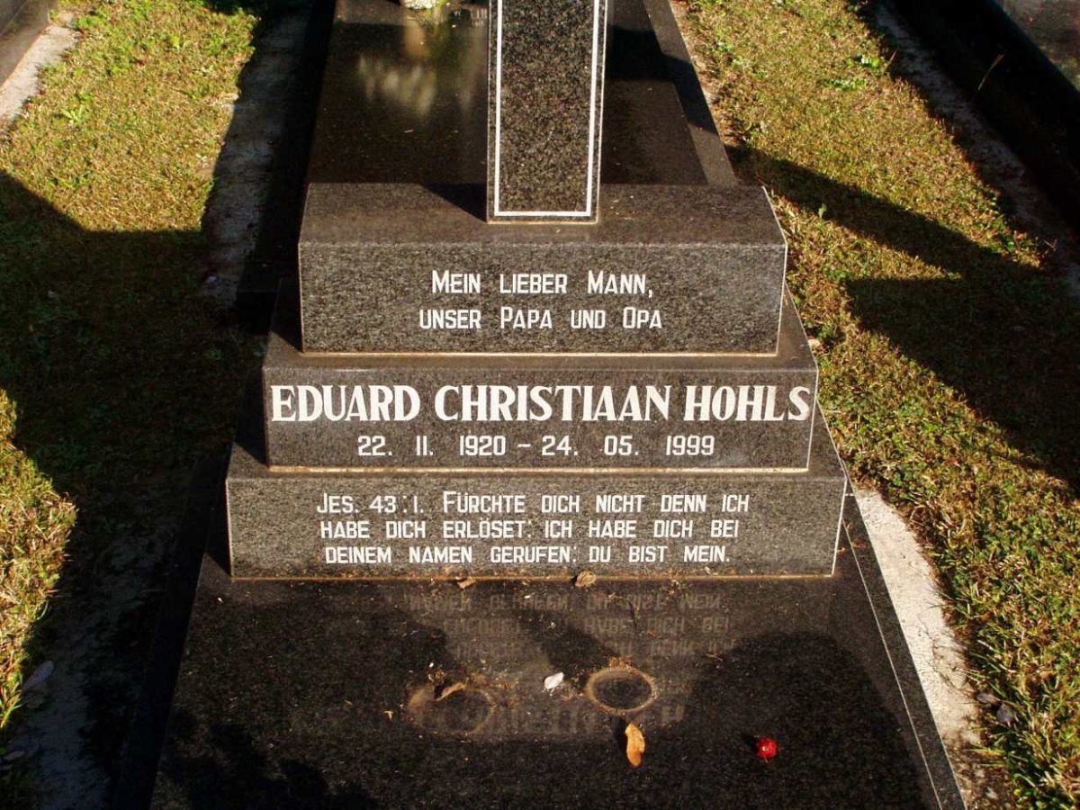 HOHLS Eduard Christiaan 1920-1999