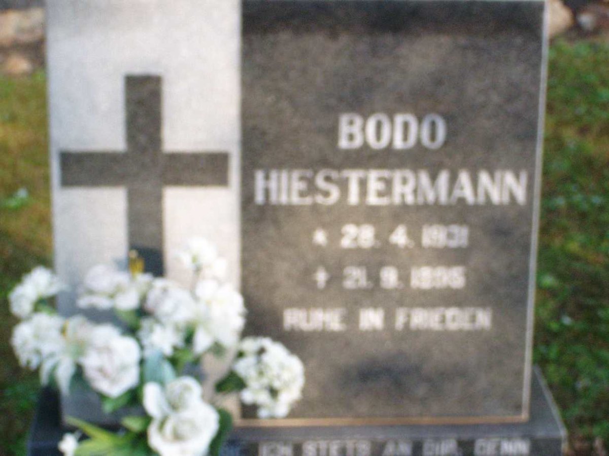 HIESTERMANN Bodo H. 1931-19??