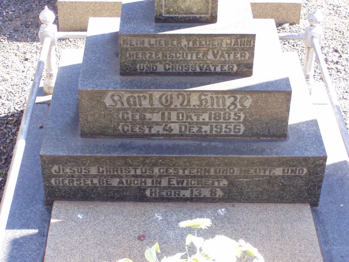HINZE Karl G.A. 1885-1956
