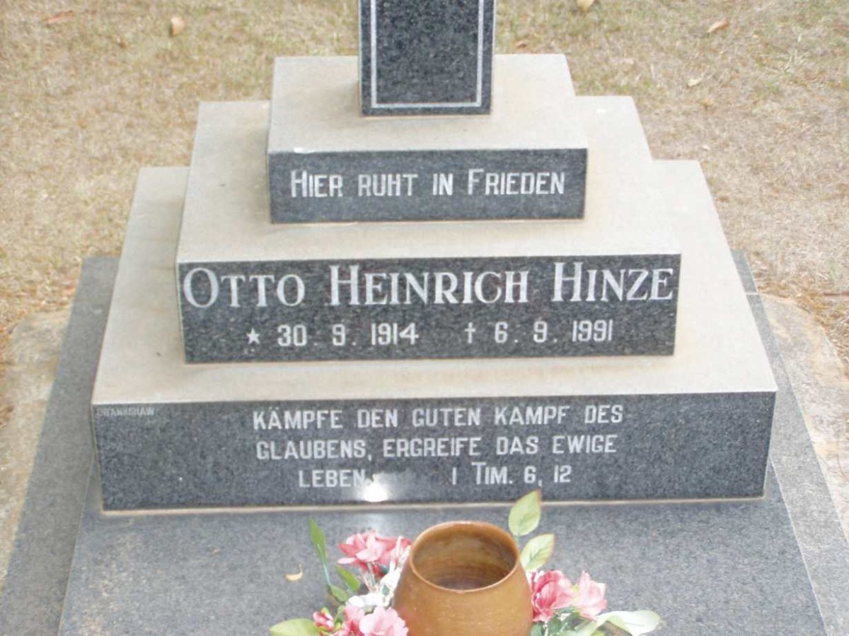 HINZE Otto Heinrich 1914-1991