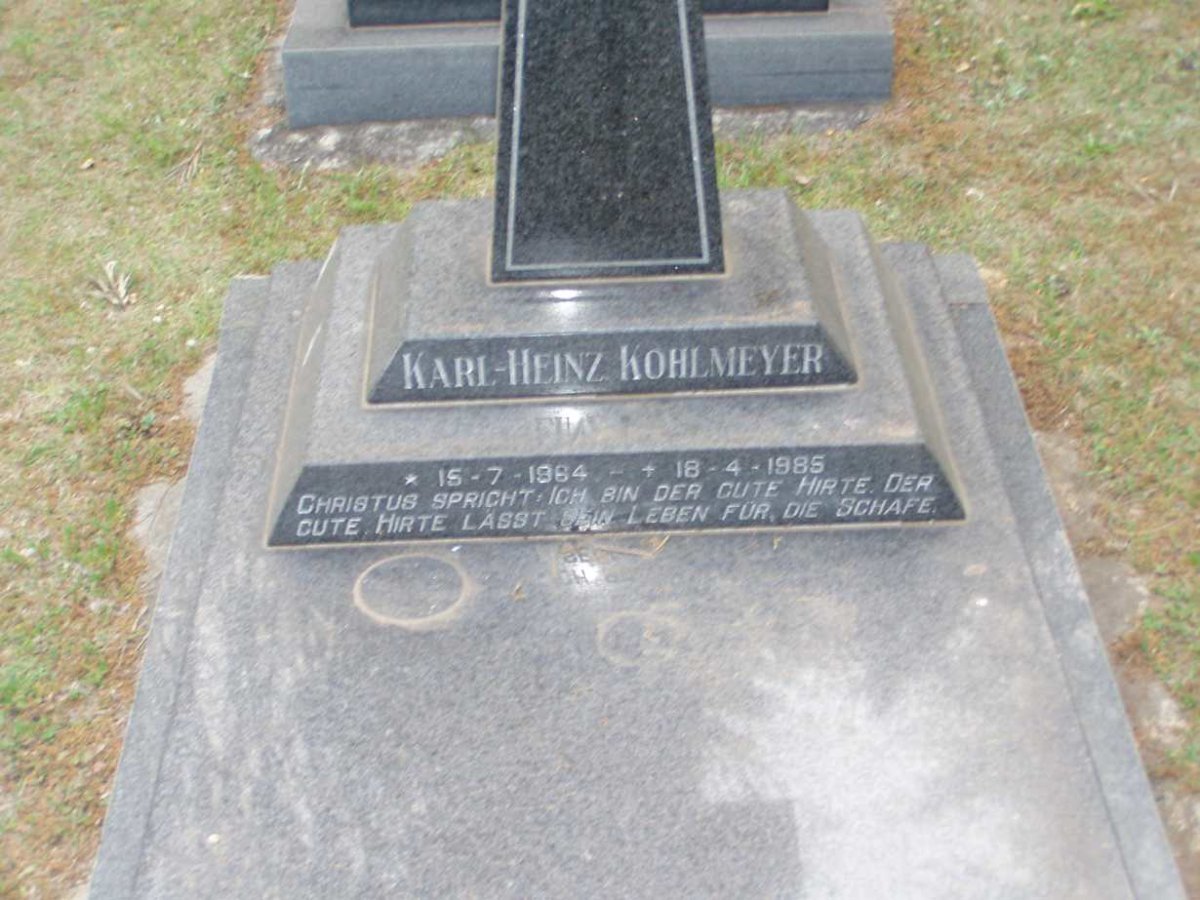 KOHLMEYER Karl-Heinz F. 1964-1985