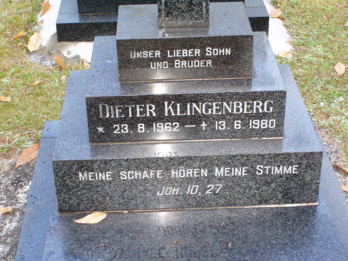KLINGENBERG Dieter S. 1962-1980