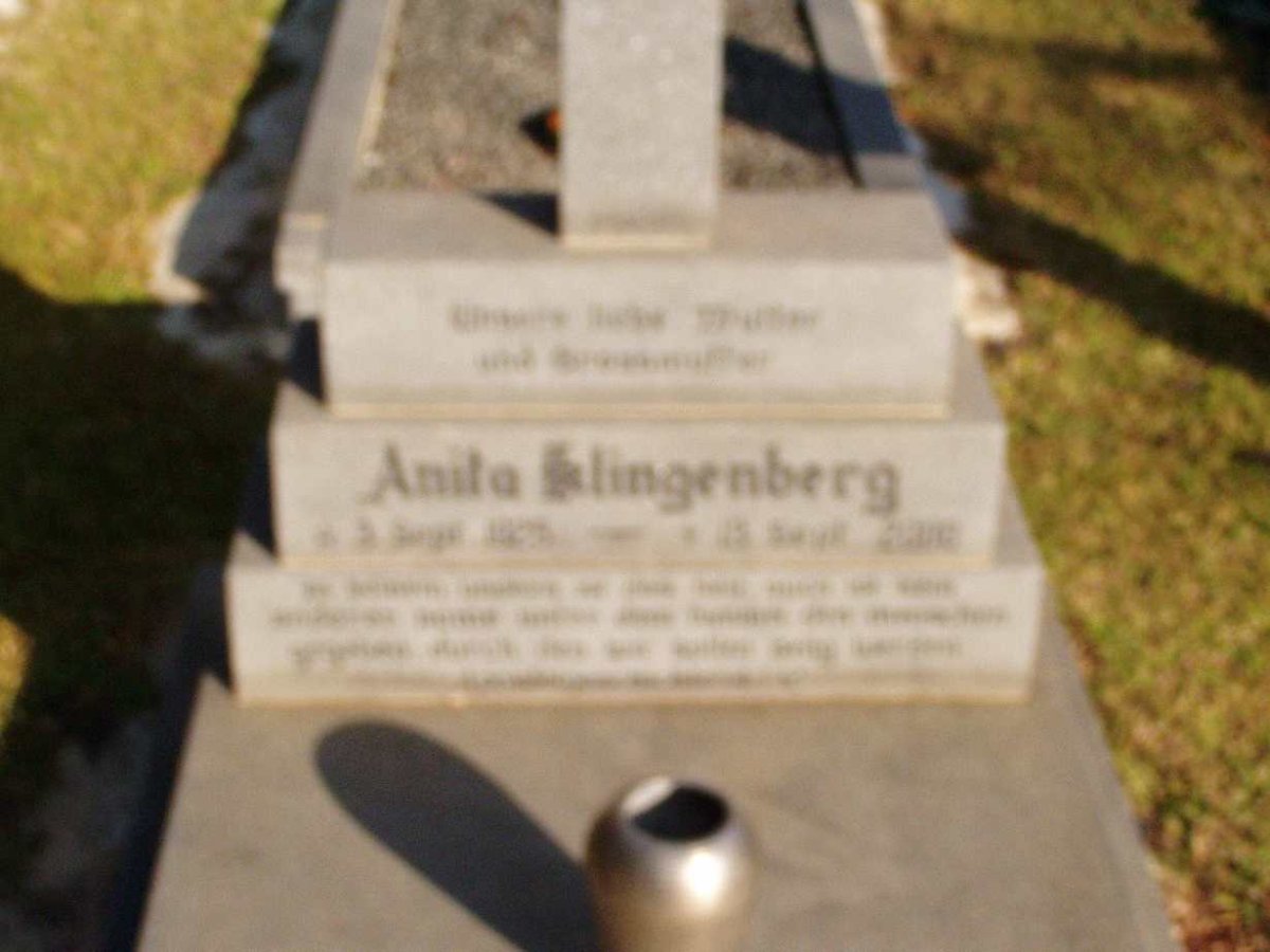 KLINGENBERG Anita H.