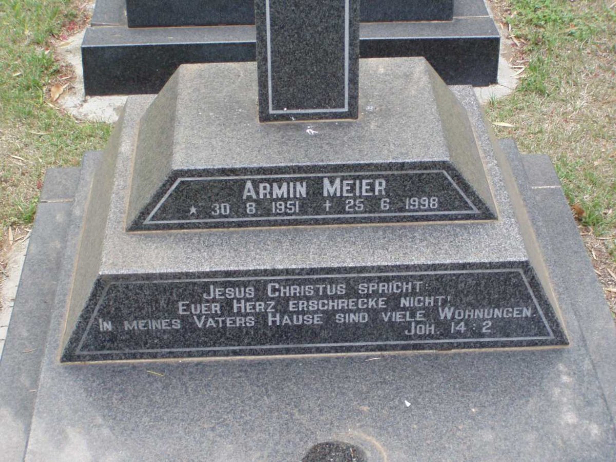 MEIER Armin 1951-1998