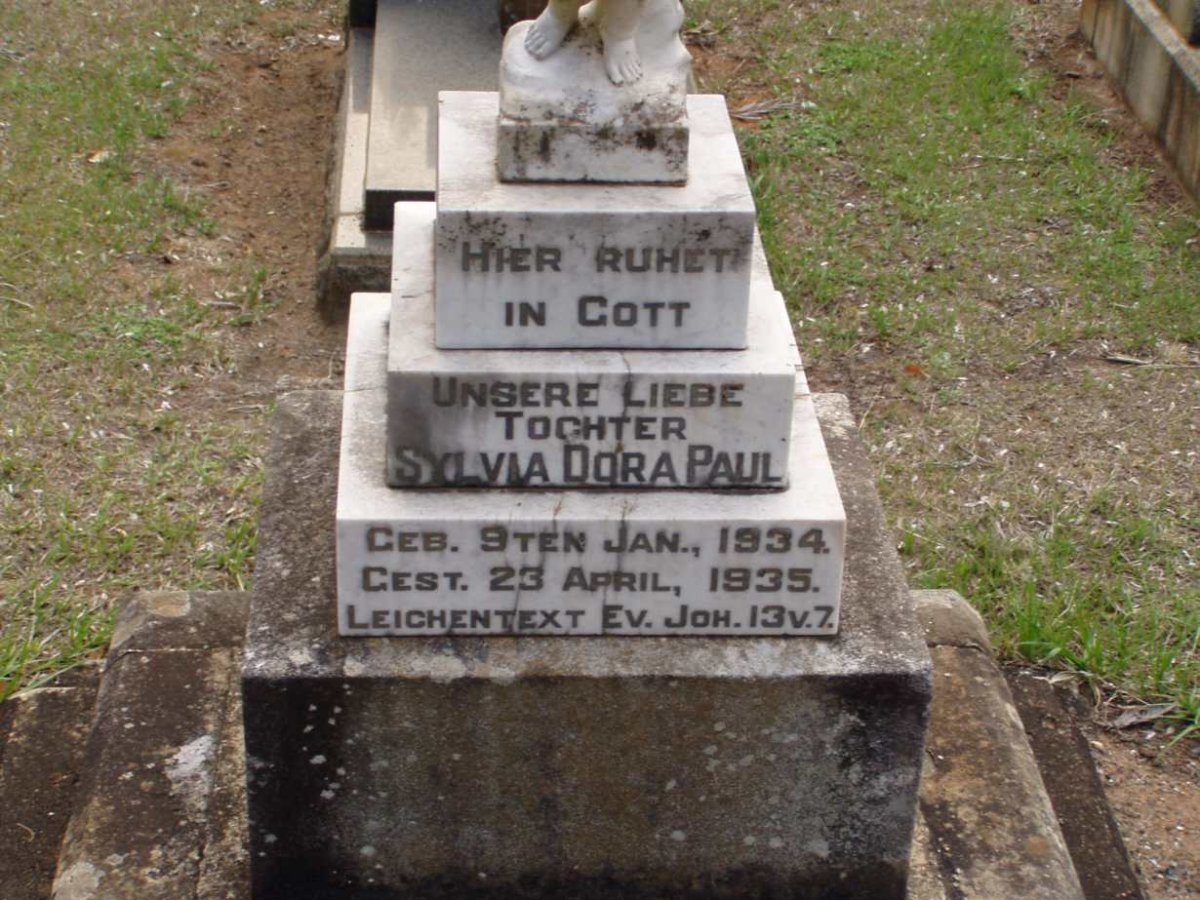 PAUL Sylvia Dora 1934-1935