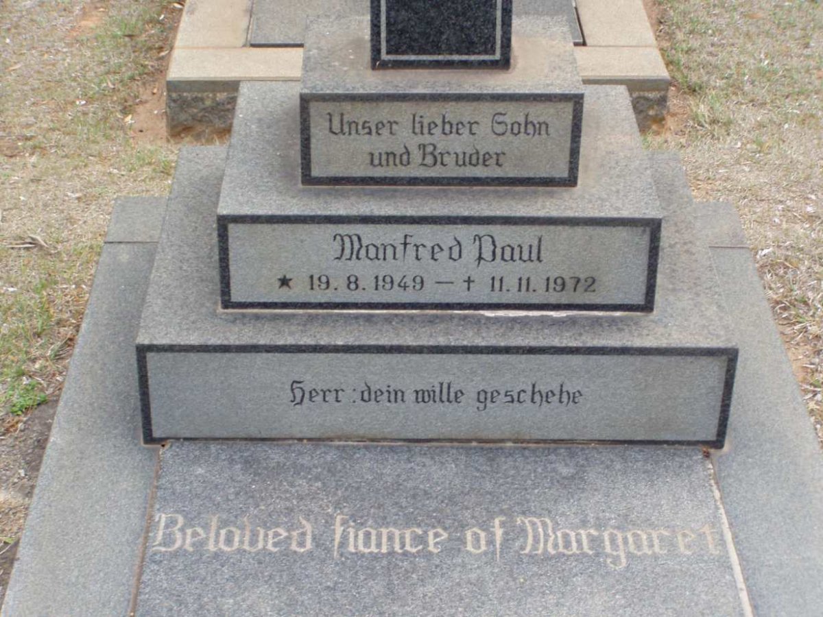 PAUL Manfred H. 1949-1972