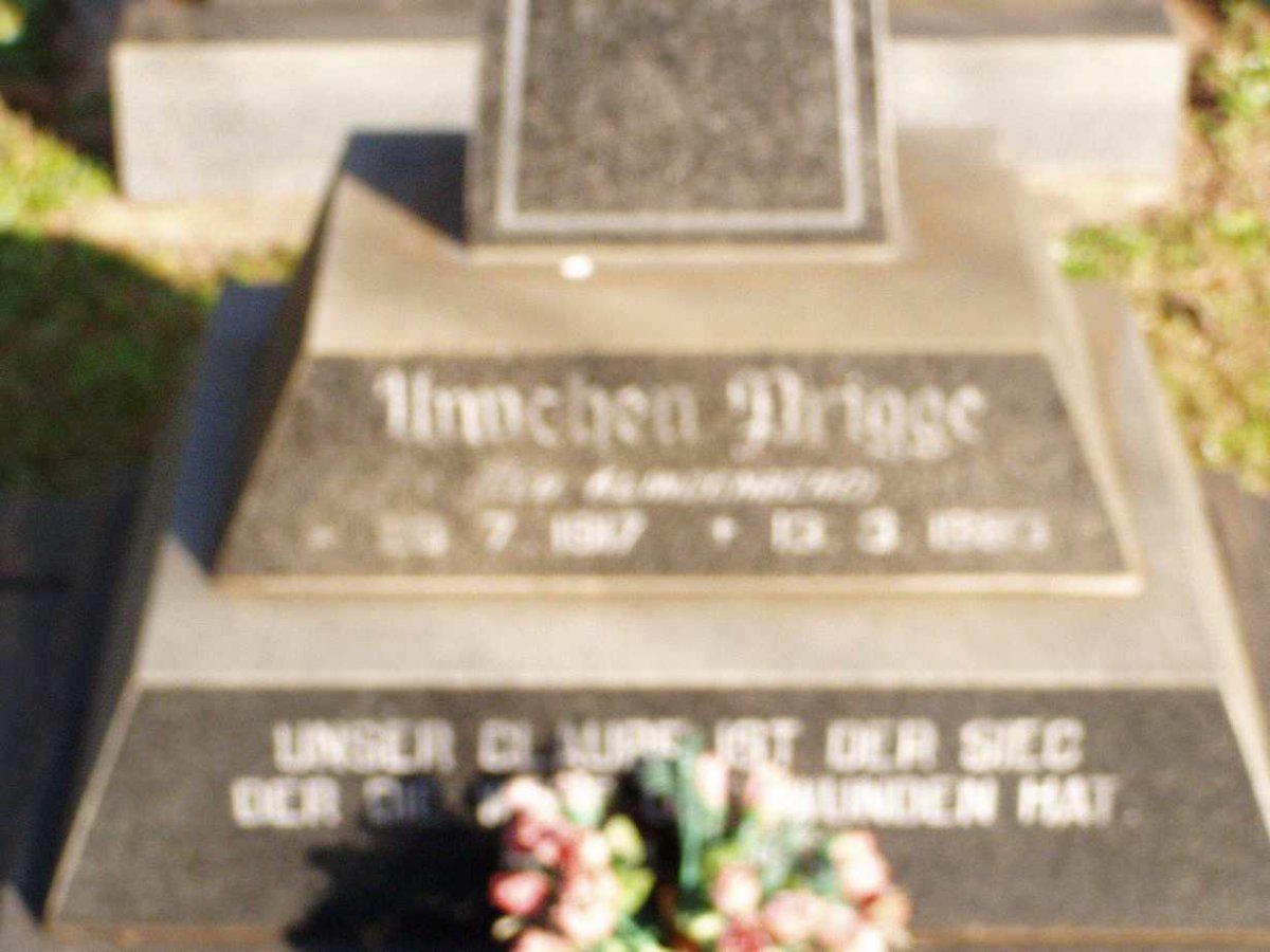 PRIGGE ? Annchen nee KLINGENBERG 19?7-19??