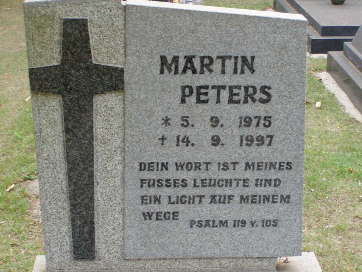 PETERS Martin G. 1975-1997