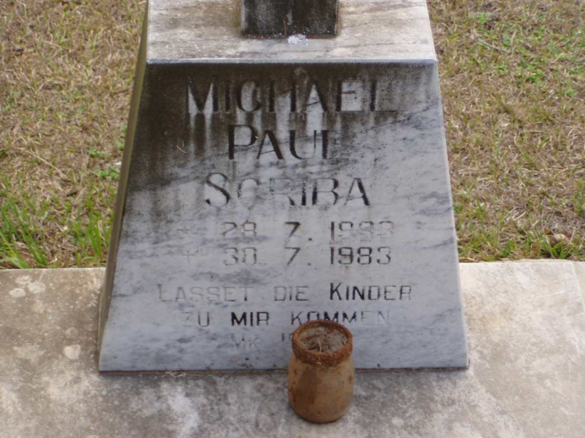 SCRIBA Michael Paul 1983-1983