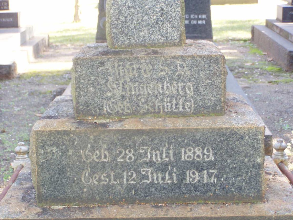 ? nee SCHUTTE 1889-1946