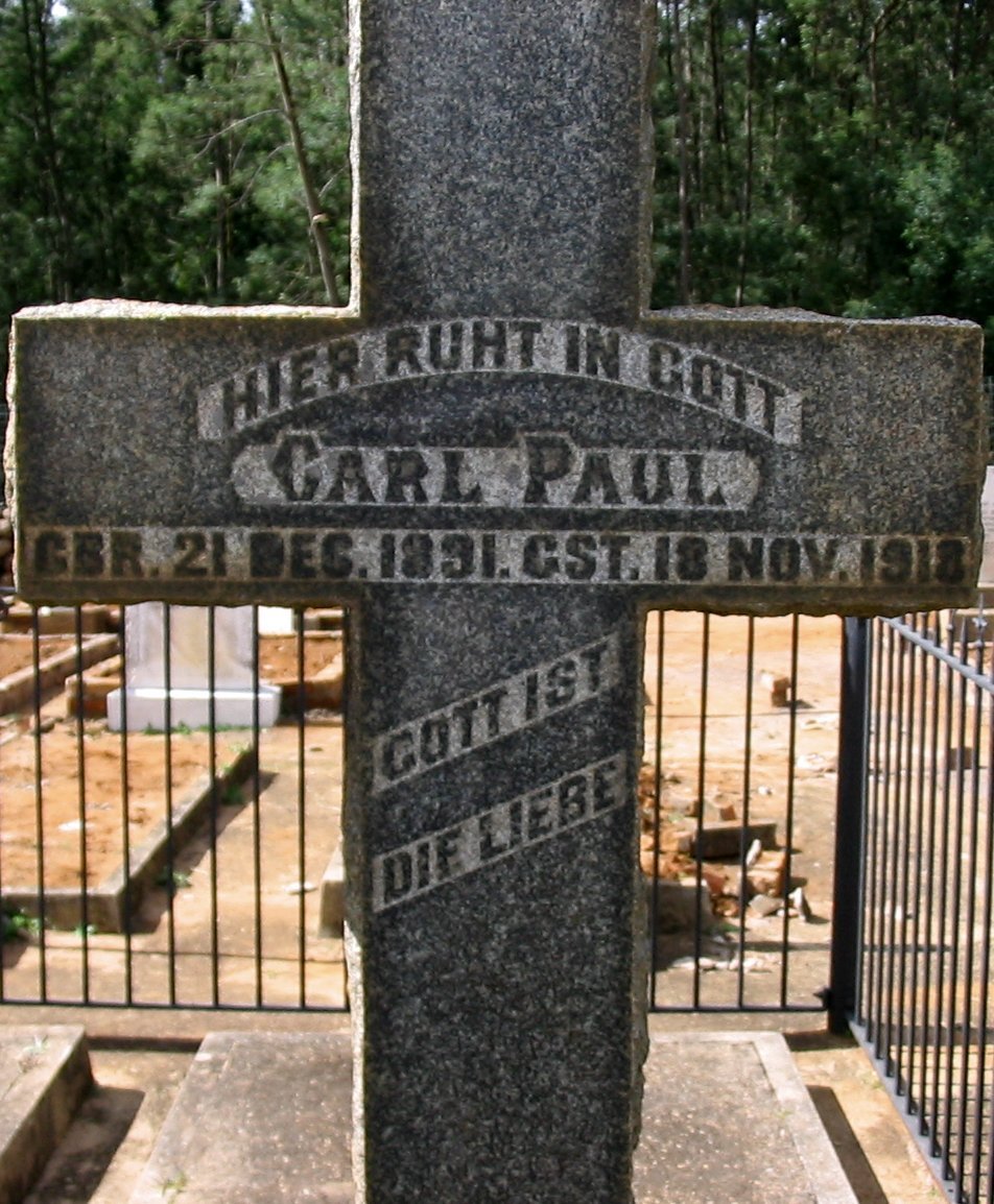 PAUL Carl 1891-1918
