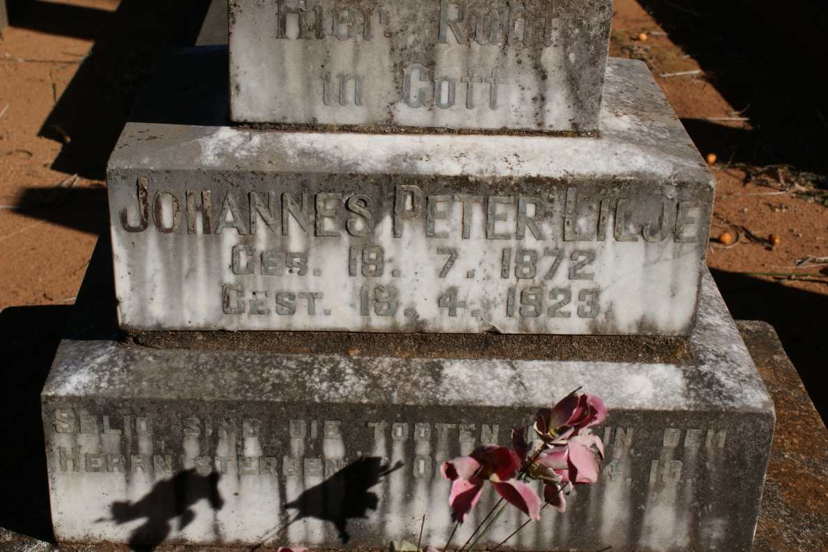 LILJE Johannes Peter 1872-1923